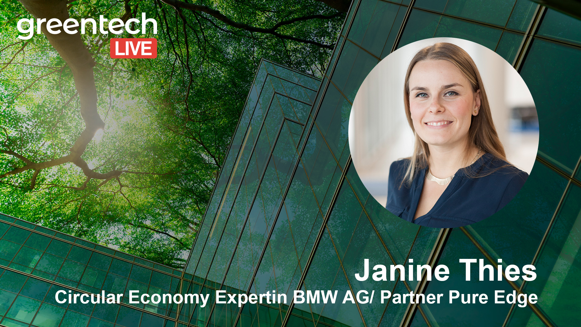 Circular Economy Expertin BMW AG Janine Thies