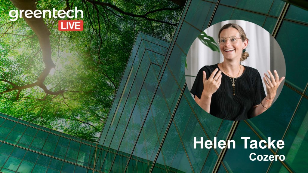 Helen tacke Cozero Greentech Live